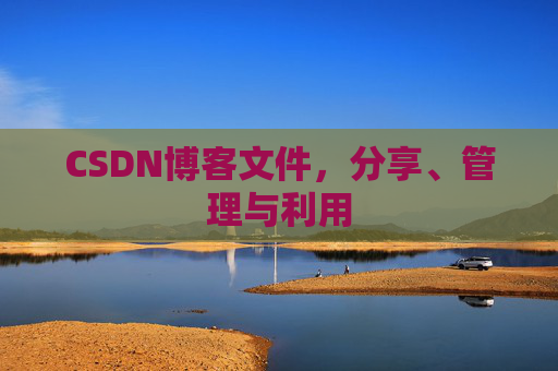 CSDN博客文件，分享、管理与利用